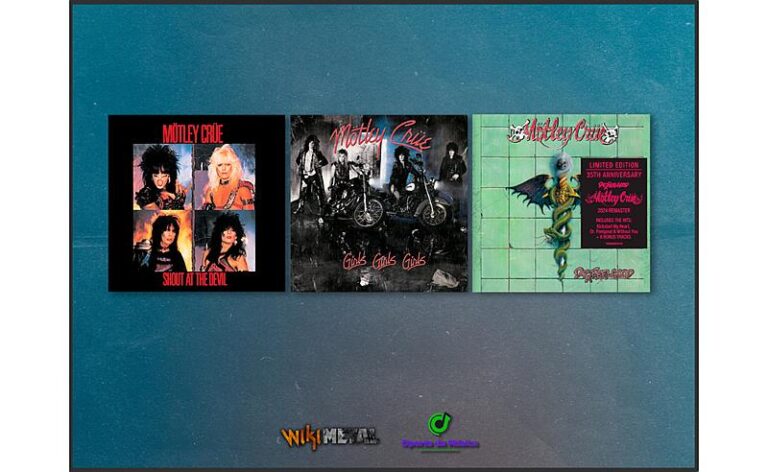 Clássicos do Mötley Crüe são disponibilizados em CD
