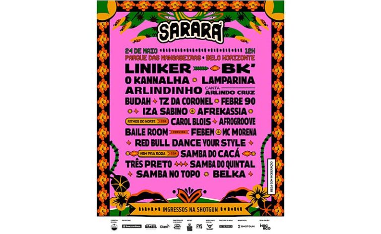 Festival Sarará revela line-up completo com show especial de Arlindinho cantando Arlindo Cruz